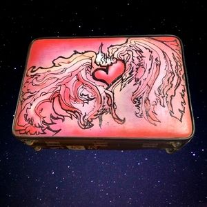 DITTOMINX Airbrushed Briefcase Ooak